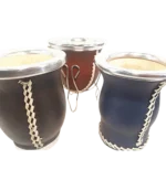 Mate Forrado en Cuero