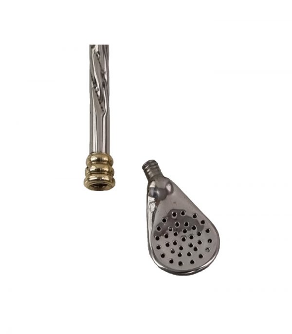 Bombilla paleta de acero inoxidable