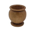 Mates de Madera de Algarrobo curados con cera de abeja