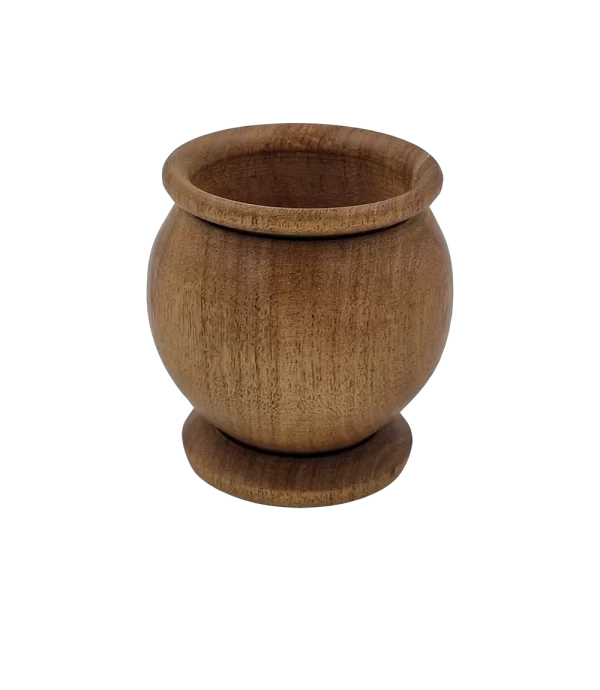 Mates de Madera de Algarrobo curados con cera de abeja