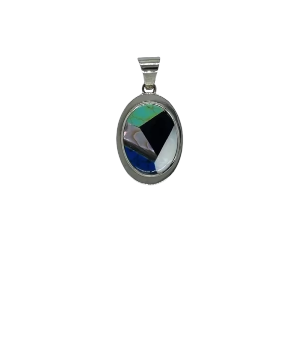 Colgante artesanal de alpaca