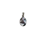 Dije Artesanal de Alpaca y Piedras combinadas