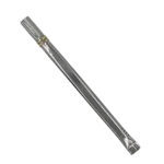 Bombilla de acero inoxidable Plana Fina filtro ranurado, vista de frente