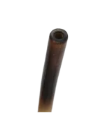 Bombilla de caña de tacuara, primer plano de la boquilla