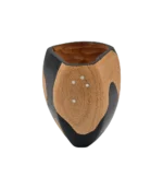 Mate ranchero negro, vista frontal