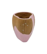 Mate ranchero rosa, vista frontal